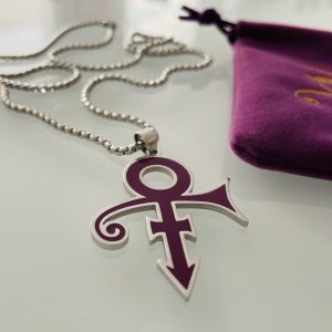 PURPLE SYMBOL NECKLACE