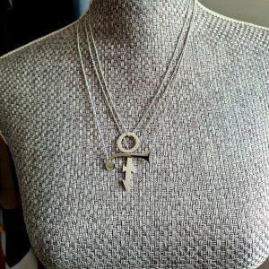 PRINCE 3 chains O gold NECKLACE (SILVER)