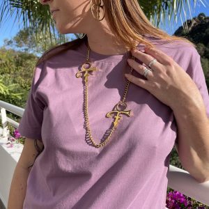 PRINCE 2 SYMBOLS NECKLACE GOLD