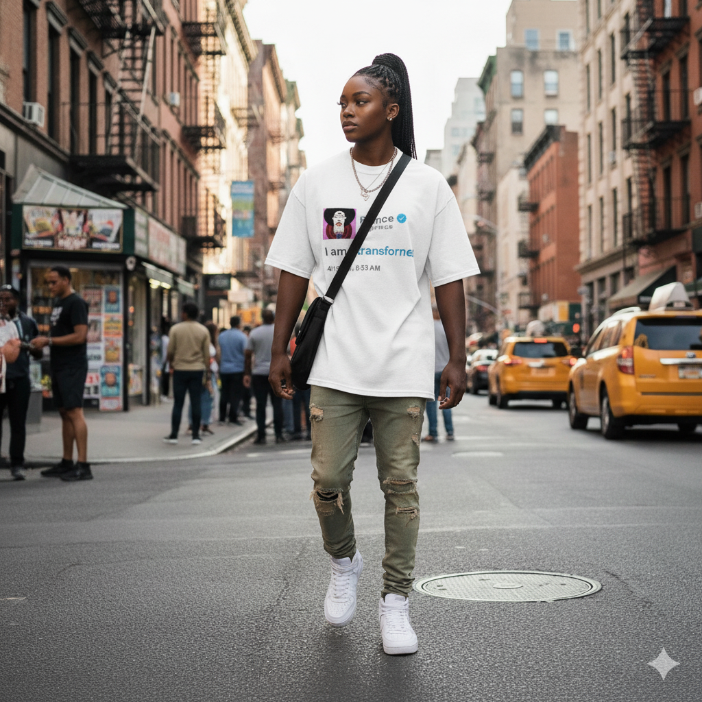 I AM TRANSFORMED ( WHITE )