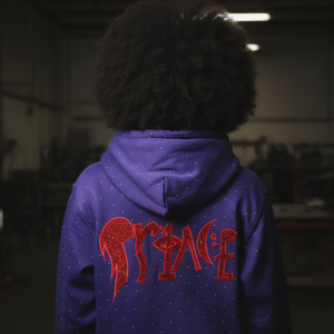 1999 XCLUSIVE HOODIE (stone & strass)