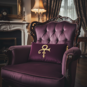 SYMBOL CUSHIONS ( PURPLE VELVET )