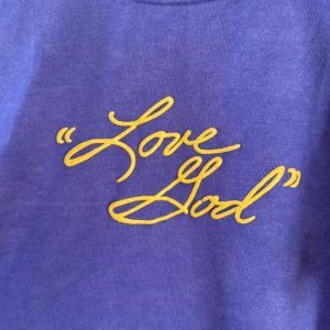 LOVE GOD SHIRT ( ACID PURPLE )