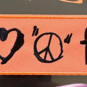 IRON PATCH SIGN "O" THE TIMES LOGO # 5
