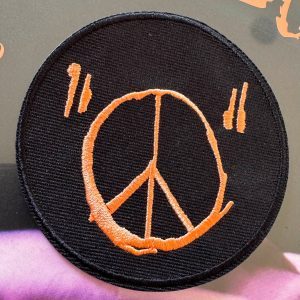 IRON PATCH SIGN "O" THE TIMES LOGO # 3