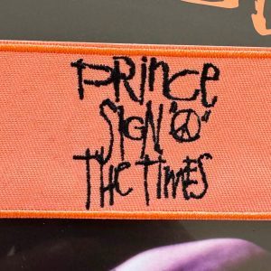IRON PATCH SIGN "O" THE TIMES LOGO # 6