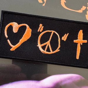 IRON PATCH SIGN "O" THE TIMES LOGO # 4