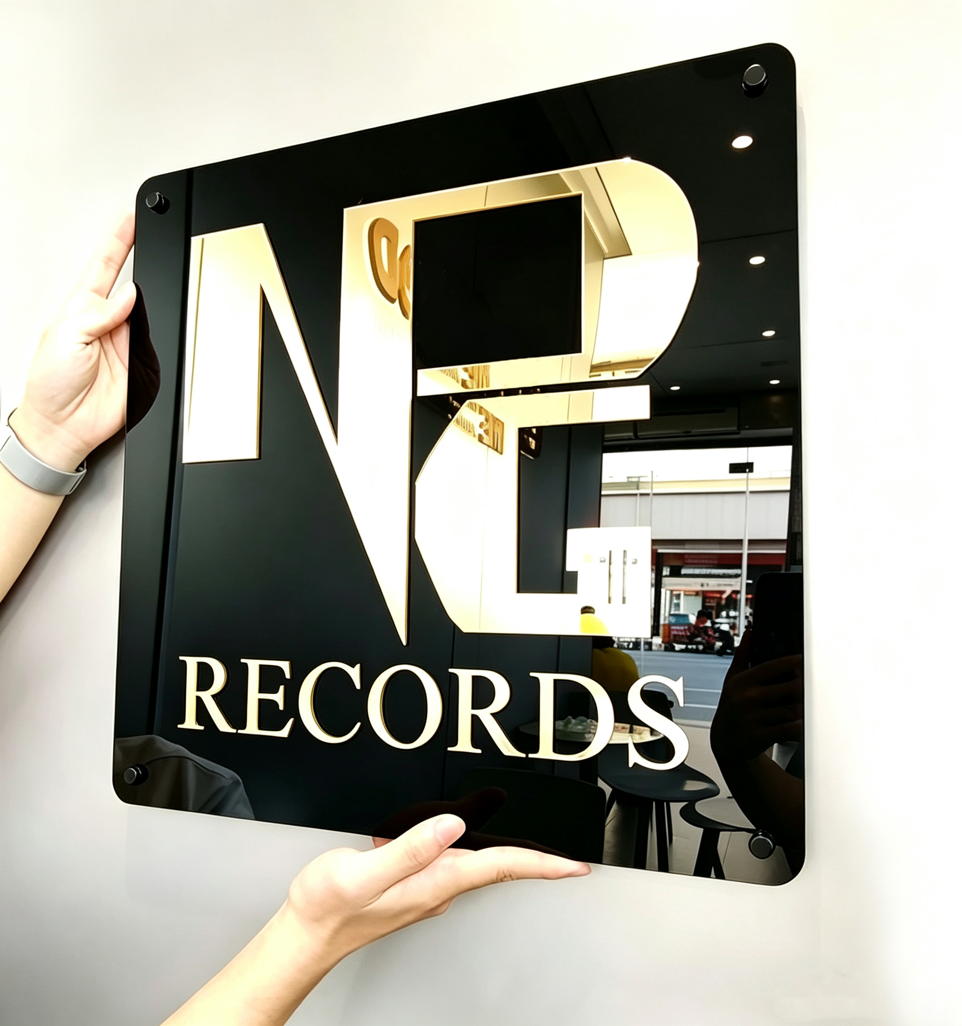 NPG RECORDS - 3D WALL LOGO ( acrylic )