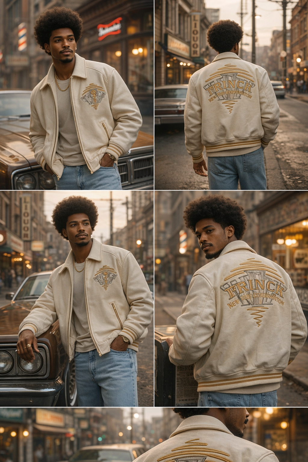 VARSITY NPG JACKET ( CREAM ) - Image 2