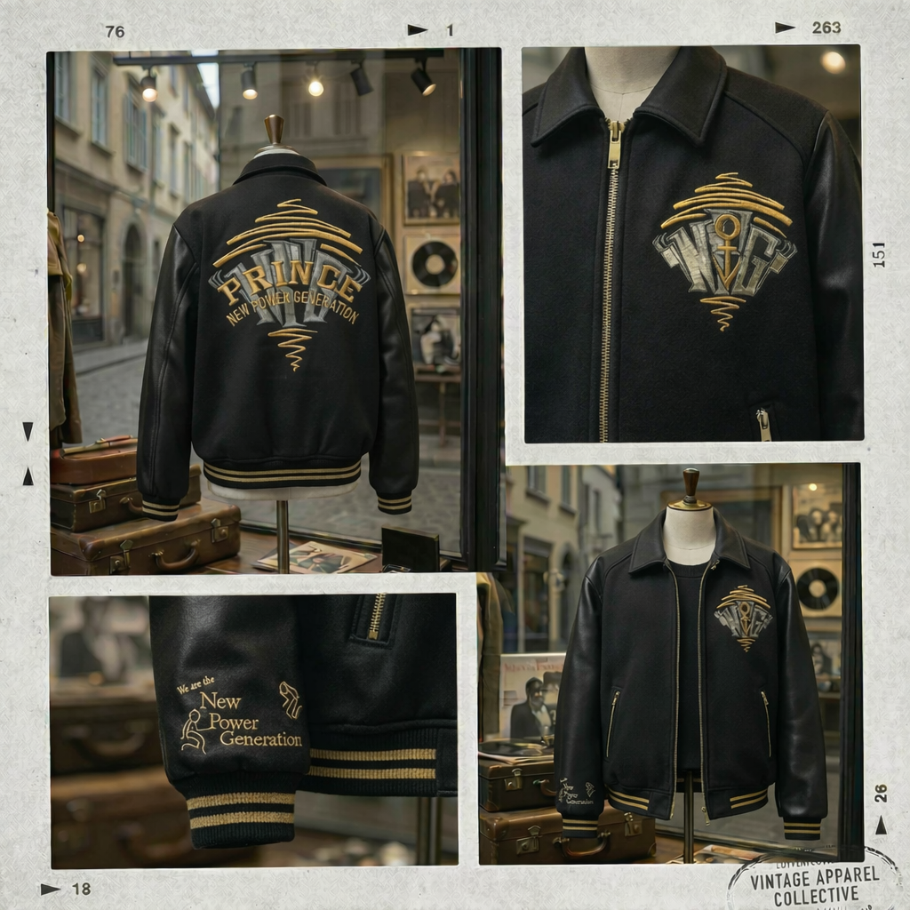 VARSITY NPG JACKET ( BLACK )