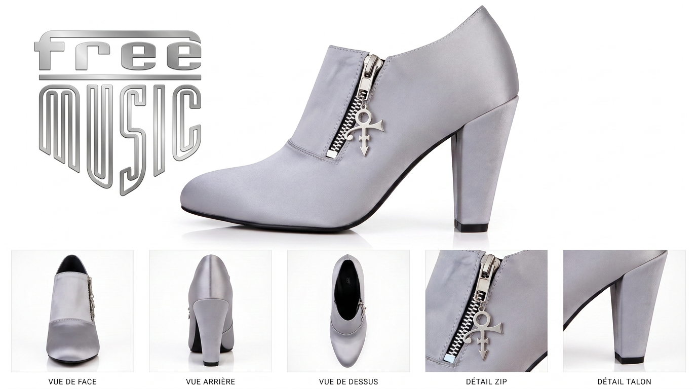 PRINCE SILVER shoes - Image 2