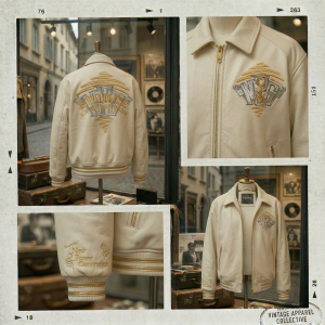 VARSITY NPG JACKET ( CREAM )