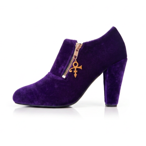 PRINCE PURPLE VELVET shoes