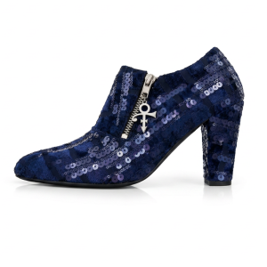 PRINCE PURPLE SEQUIN shoes