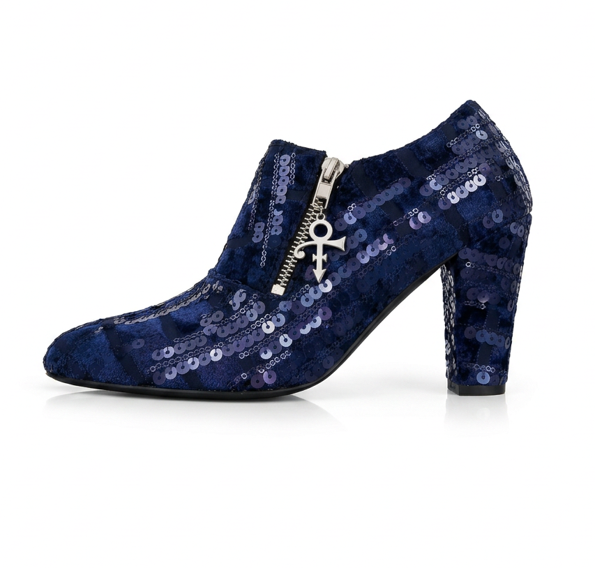 PRINCE PURPLE SEQUIN shoes