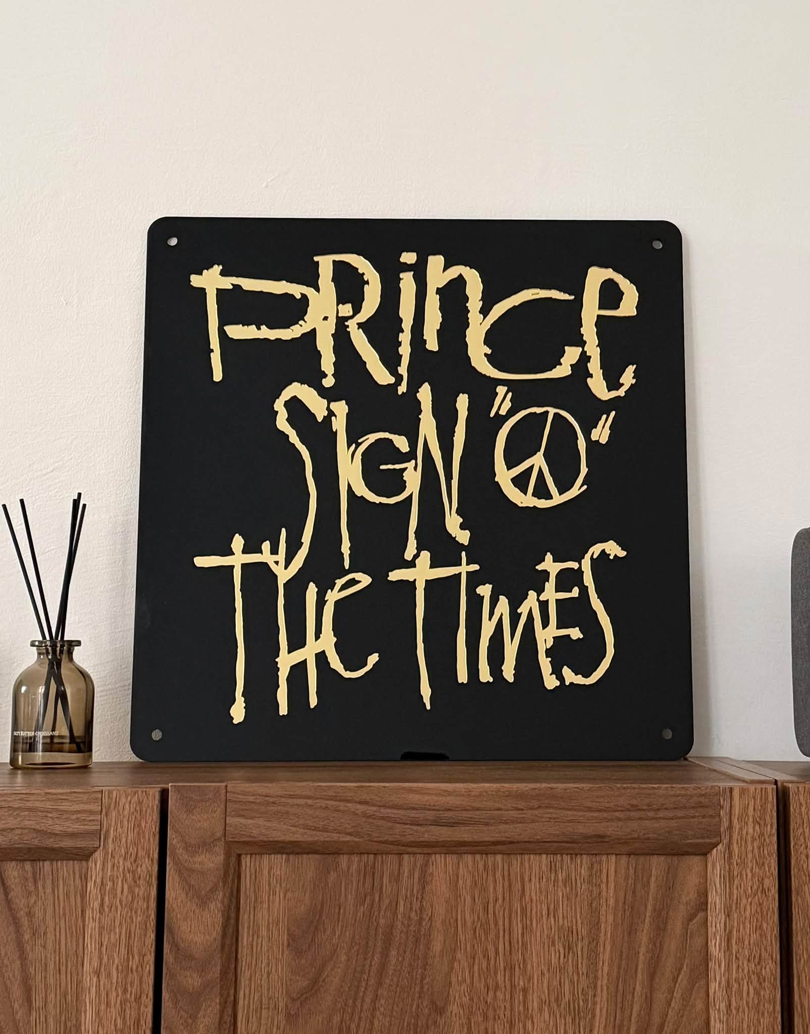 SIGN "O" THE TIMES - 3D WALL LOGO ( acrylic )