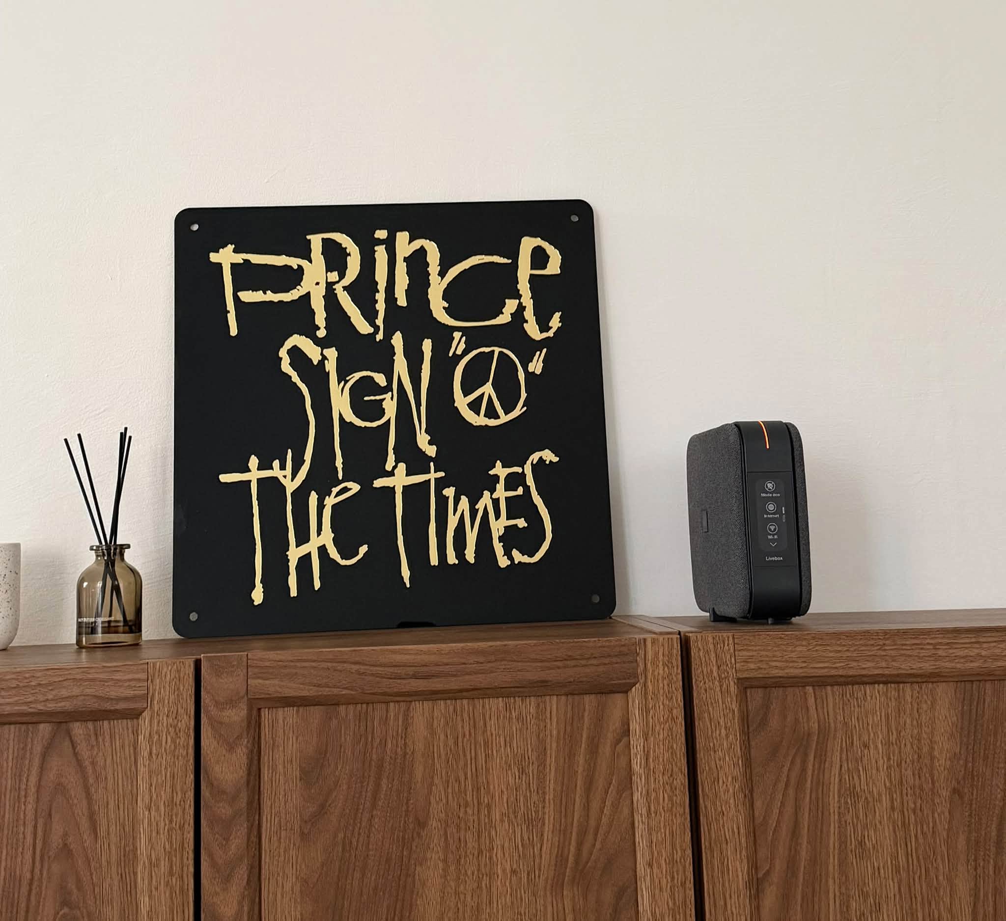 SIGN "O" THE TIMES - 3D WALL LOGO ( acrylic ) - Image 5